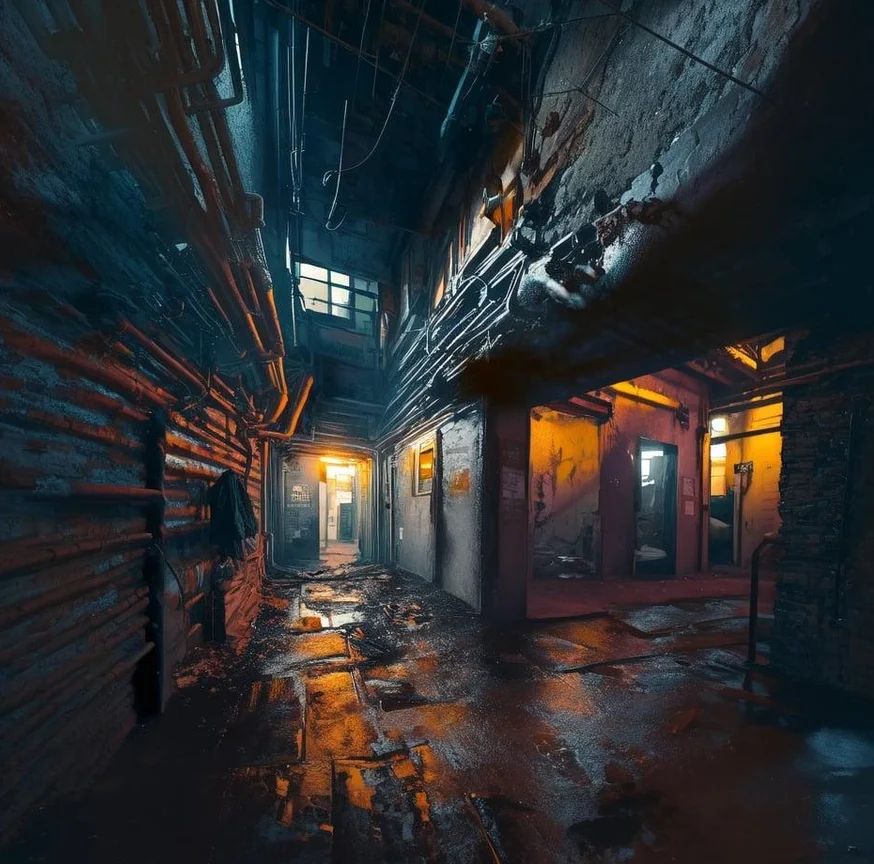 Galerias abandonas ou ocupadas por outros tipos de seres